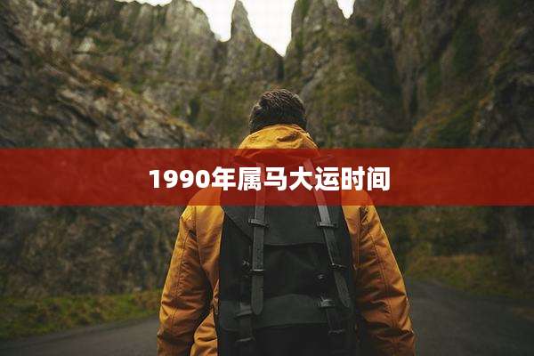 1990年属马大运时间