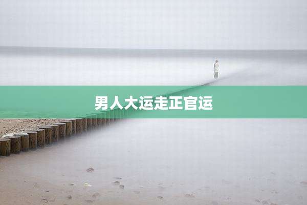 男人大运走正官运