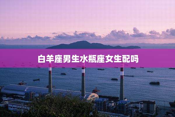 白羊座男生水瓶座女生配吗