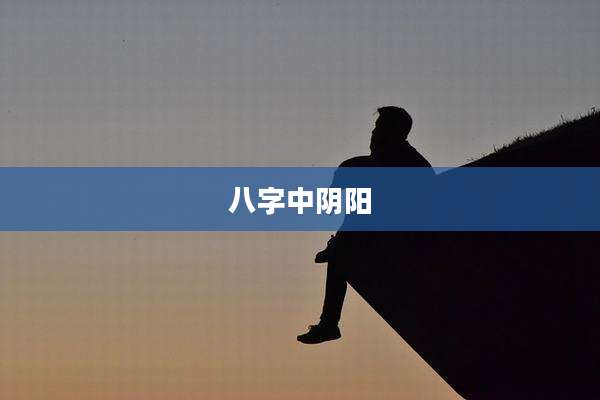 八字中阴阳