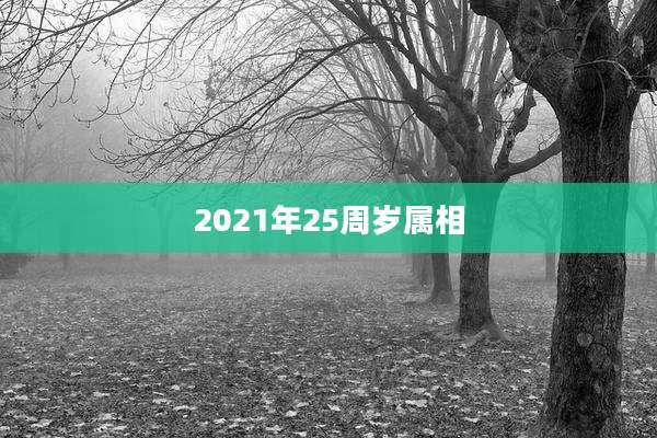 2021年25周岁属相