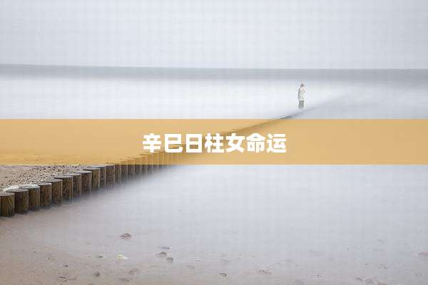 辛巳日柱女命运