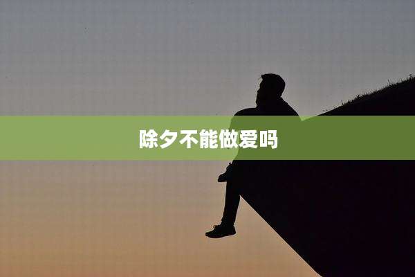 除夕不能***吗