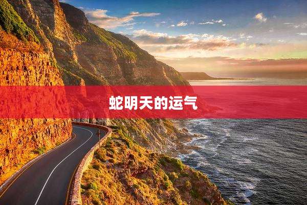 蛇明天的运气
