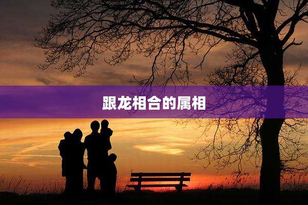 跟龙相合的属相