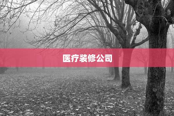 医疗装修公司