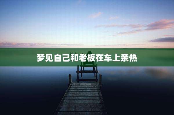 梦见自己和老板在车上亲热