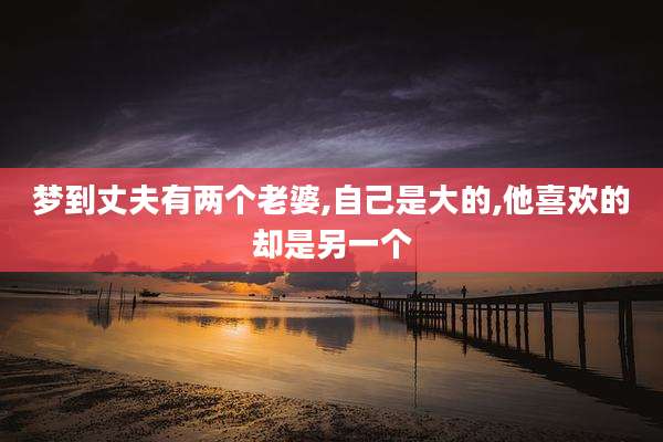 梦到丈夫有两个老婆,自己是大的,他喜欢的却是另一个
