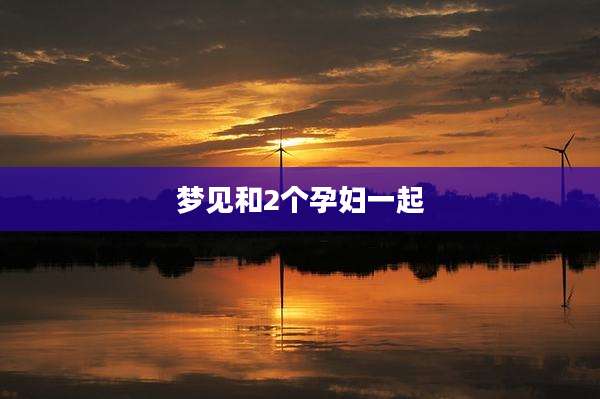 梦见和2个孕妇一起