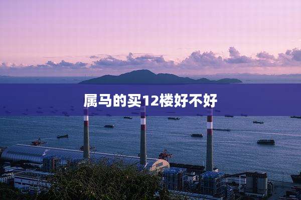 属马的买12楼好不好