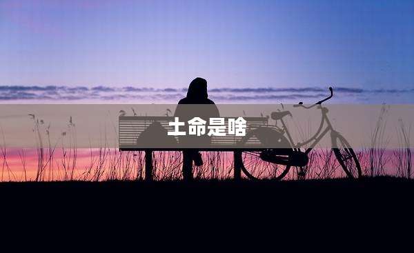 土命是啥