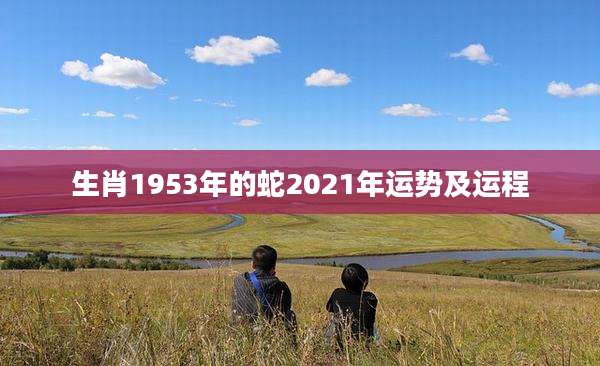 生肖1953年的蛇2021年运势及运程