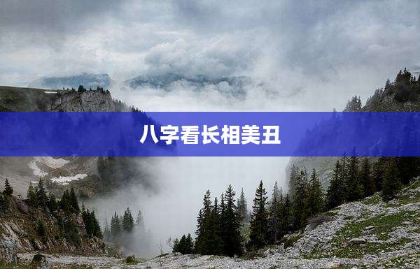 八字看长相美丑