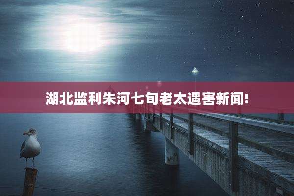 湖北监利朱河七旬老太遇害新闻!