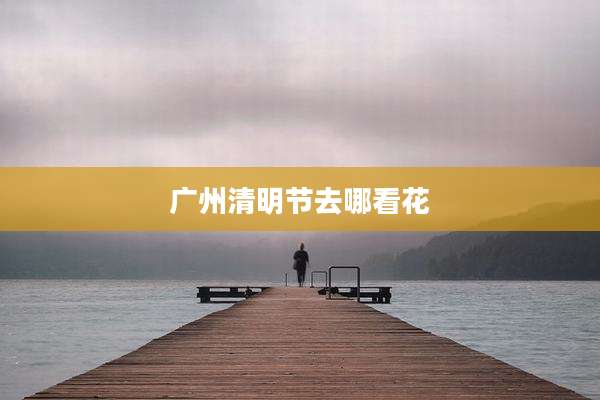 广州清明节去哪看花