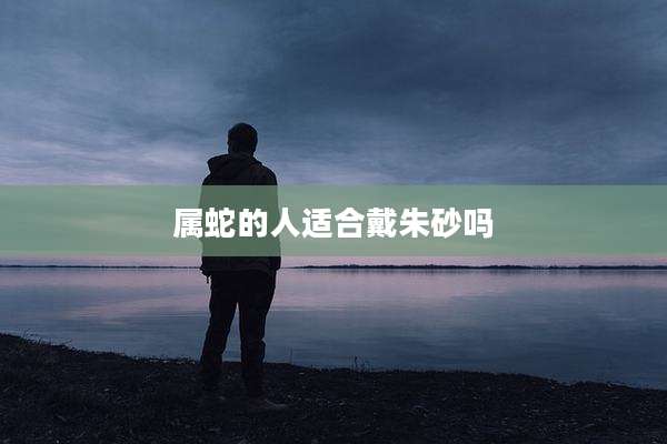 属蛇的人适合戴朱砂吗