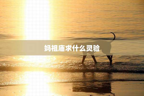 妈祖庙求什么灵验