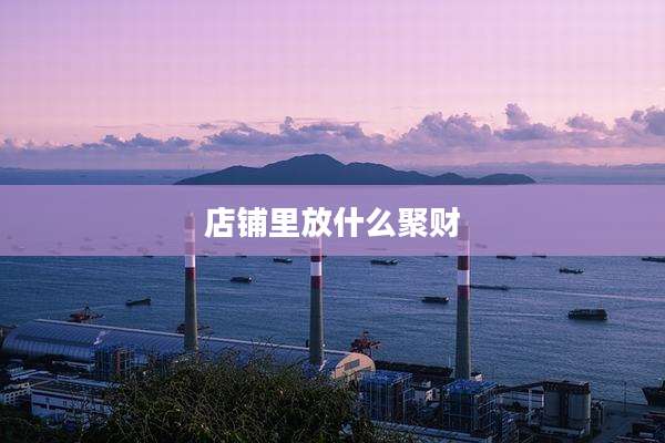 店铺里放什么聚财