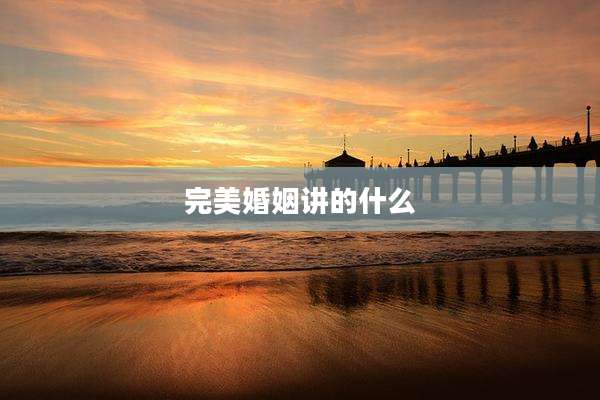 完美婚姻讲的什么