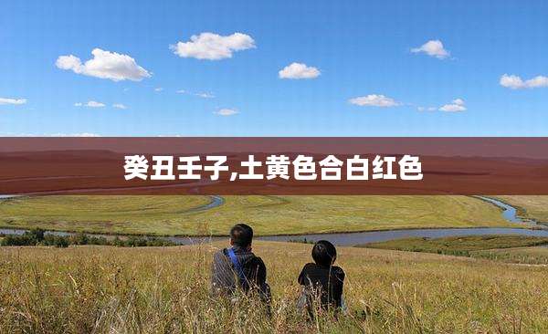 癸丑壬子,土黄色合白红色