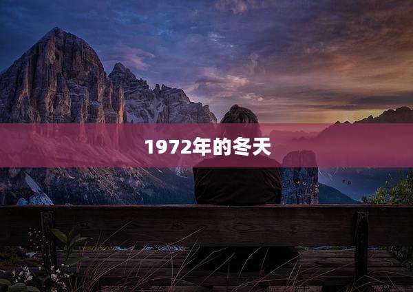 1972年的冬天