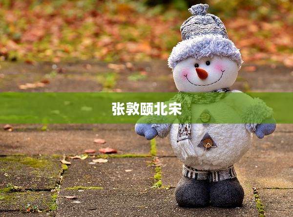 张敦颐北宋