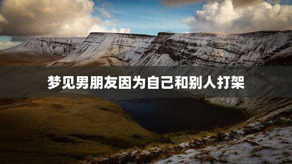 梦见男朋友因为自己和别人打架