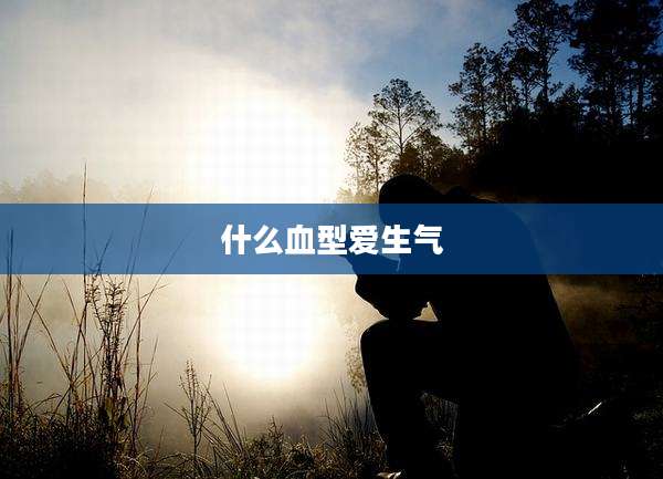 什么血型爱生气