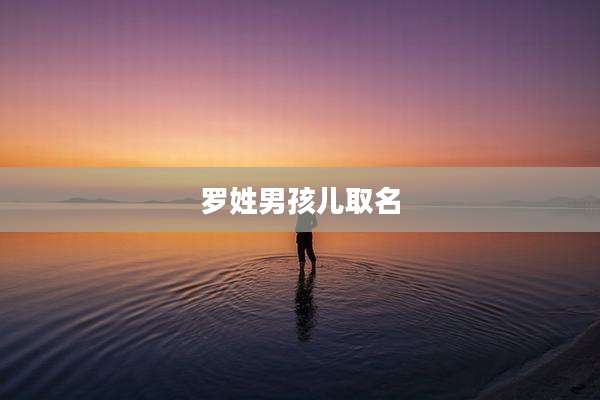 罗姓男孩儿取名