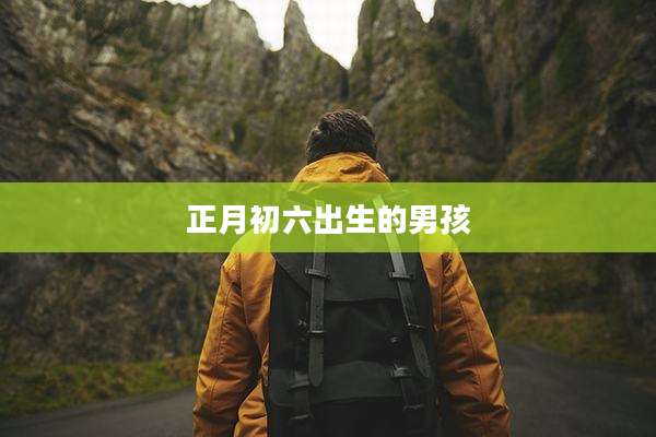 正月初六出生的男孩
