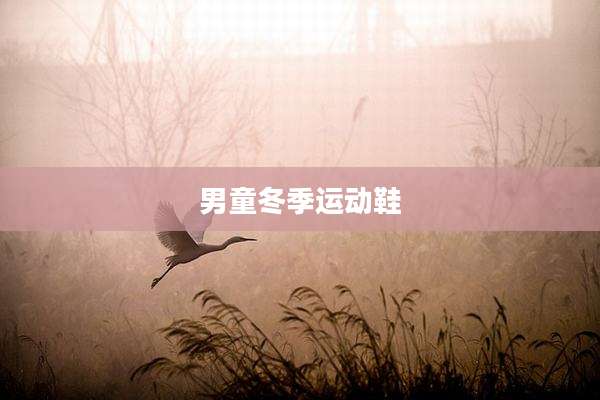 男童冬季运动鞋