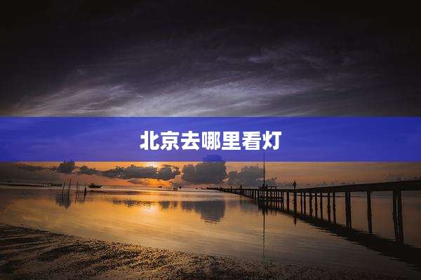 北京去哪里看灯