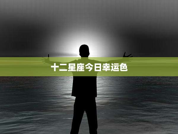 十二星座今日幸运色