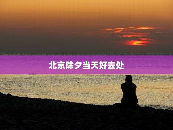 北京除夕当天好去处