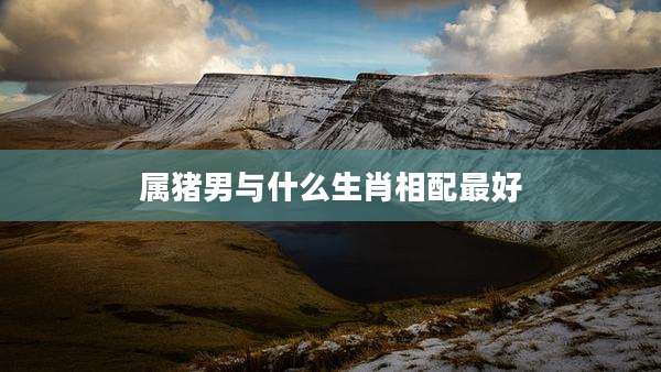 属猪男与什么生肖相配最好