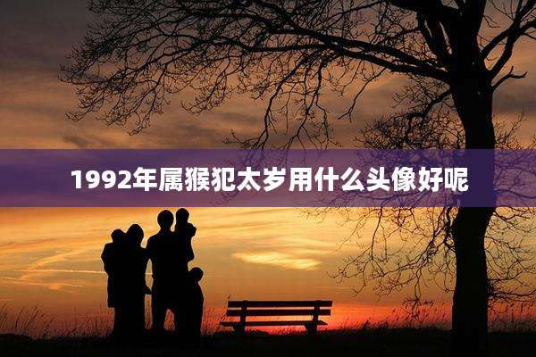 1992年属猴犯太岁用什么头像好呢