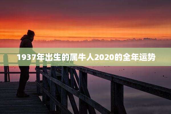1937年出生的属牛人2020的全年运势