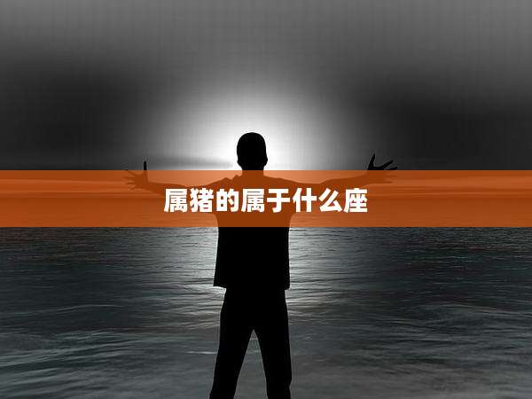 属猪的属于什么座