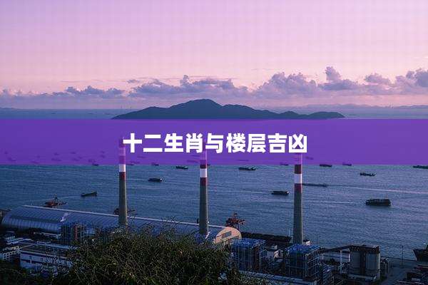 十二生肖与楼层吉凶