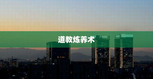 道教炼养术