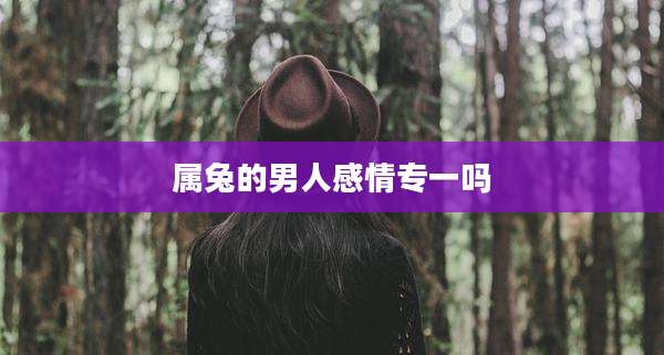属兔的男人感情专一吗