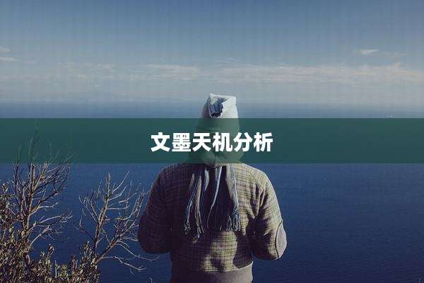 文墨天机分析