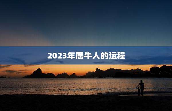 2023年属牛人的运程