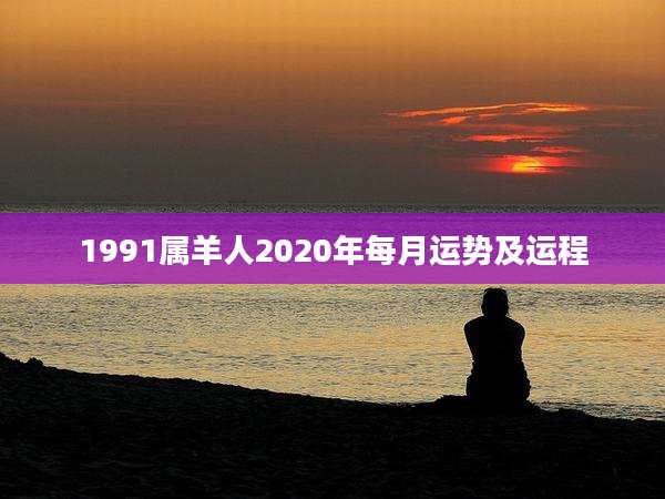 1991属羊人2020年每月运势及运程