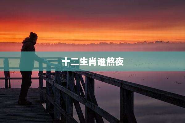 十二生肖谁熬夜
