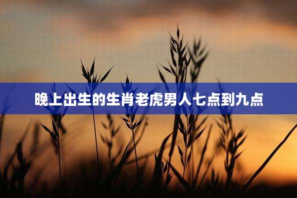 晚上出生的生肖老虎男人七点到九点