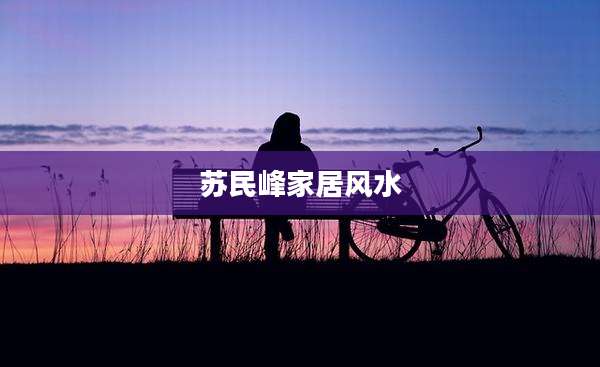 苏民峰家居风水