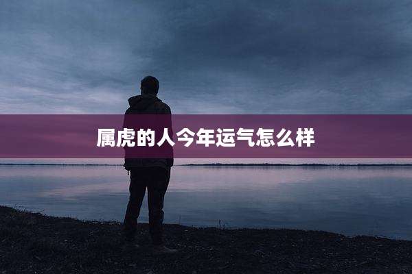 属虎的人今年运气怎么样