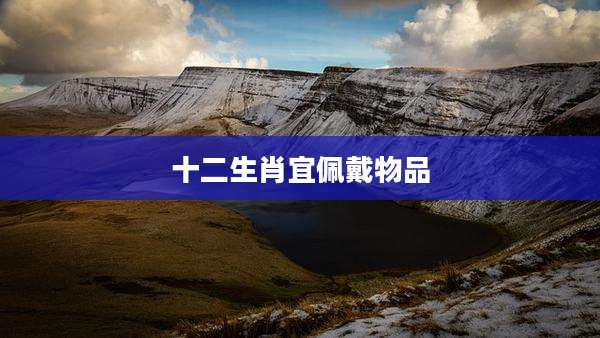 十二生肖宜佩戴物品