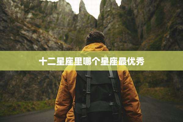 十二星座里哪个星座最优秀